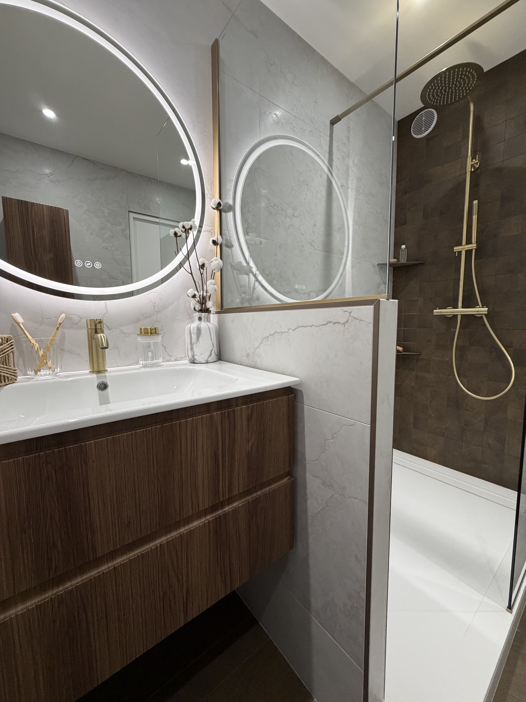 Salle de bain terminée à Bron