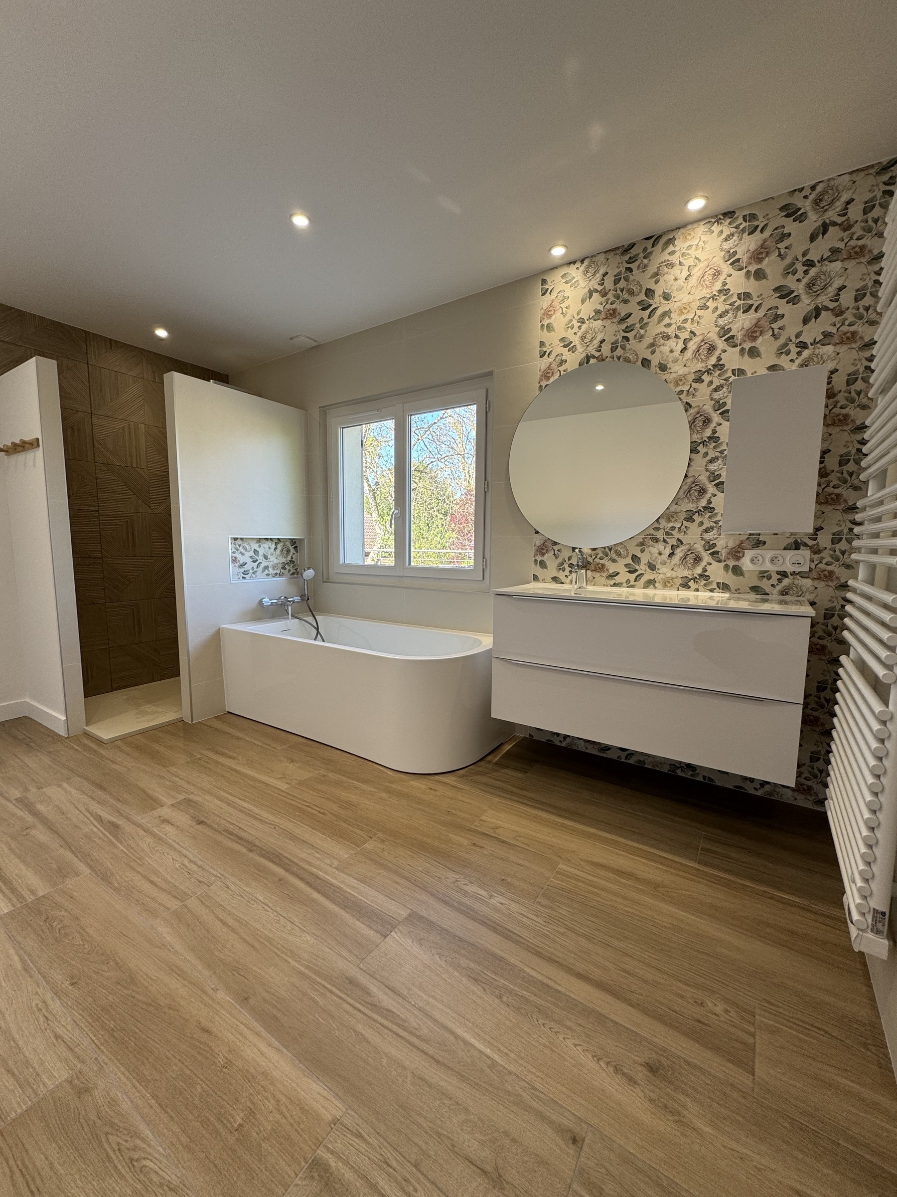 Salle de bain terminée à Crémieu
