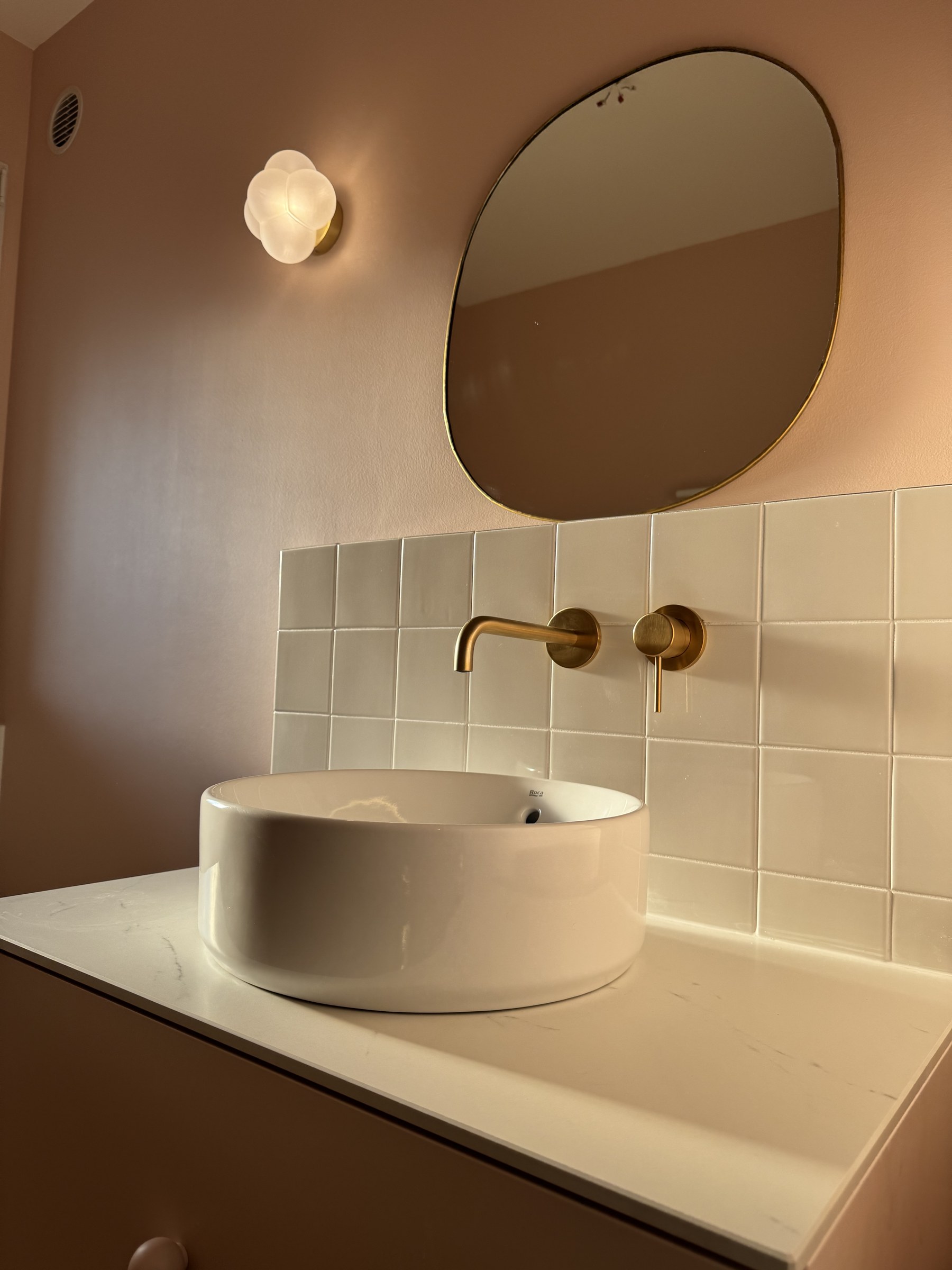 Meuble vasque et miroir