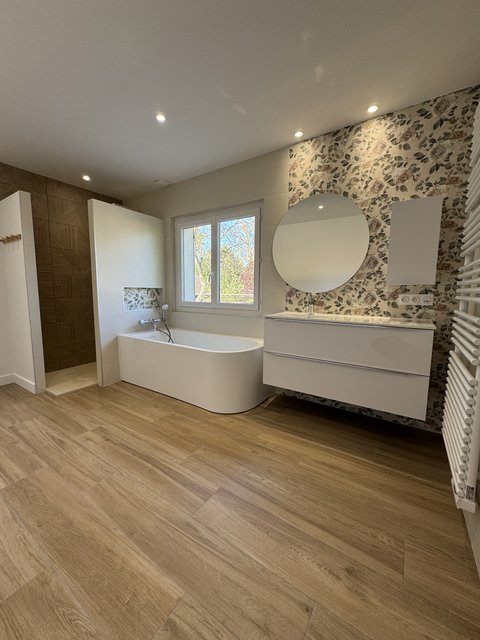 Salle de bain réalisée à Crémieu