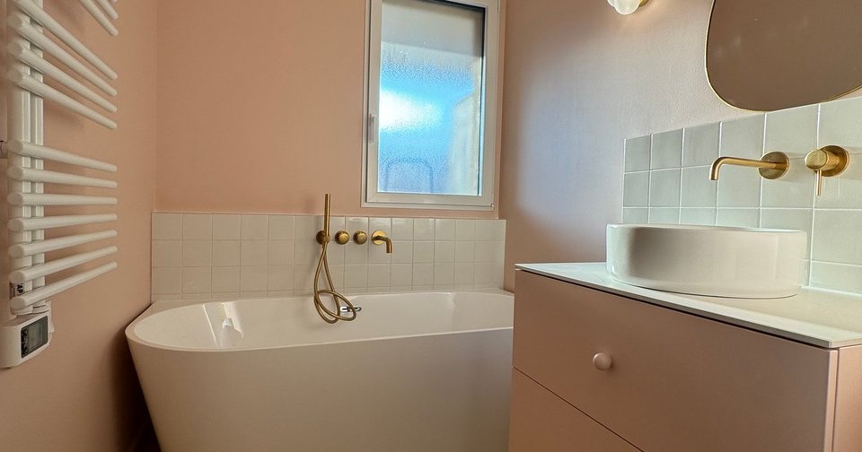 Salle de bain réalisée à Écully