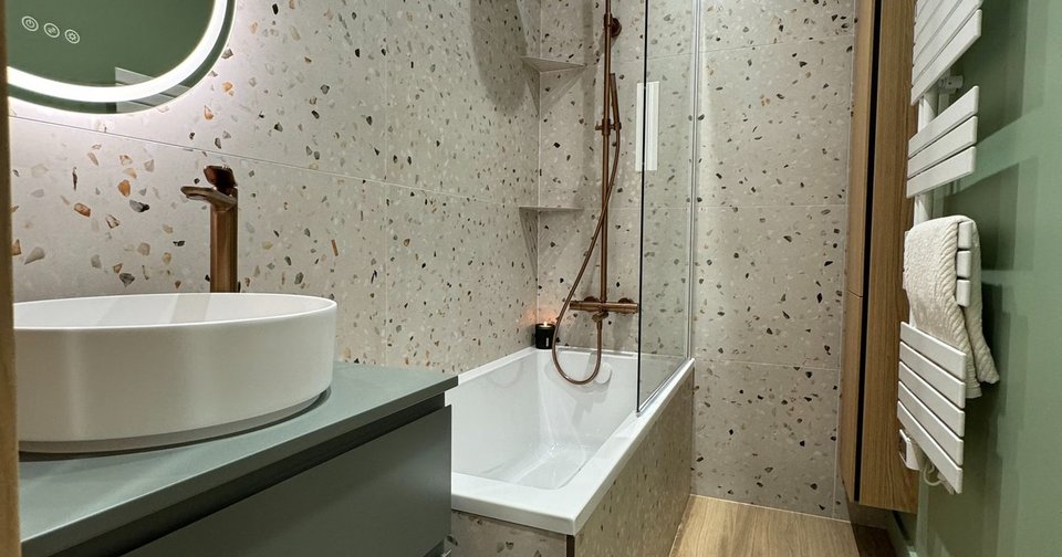Salle de bain réalisée à Lyon Croix-Rousse