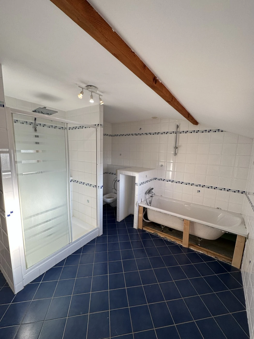La salle de bain avant rénovation — Saint-Pierre-de-Chandieu